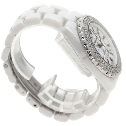 Chanel J12 38 Diamond Bezel Watch Ceramic — view 2