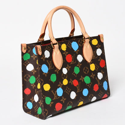 Louis Vuitton 2-Way Shoulder Bag On The Go PM Yayoi Kusama Dot Paint — view 4