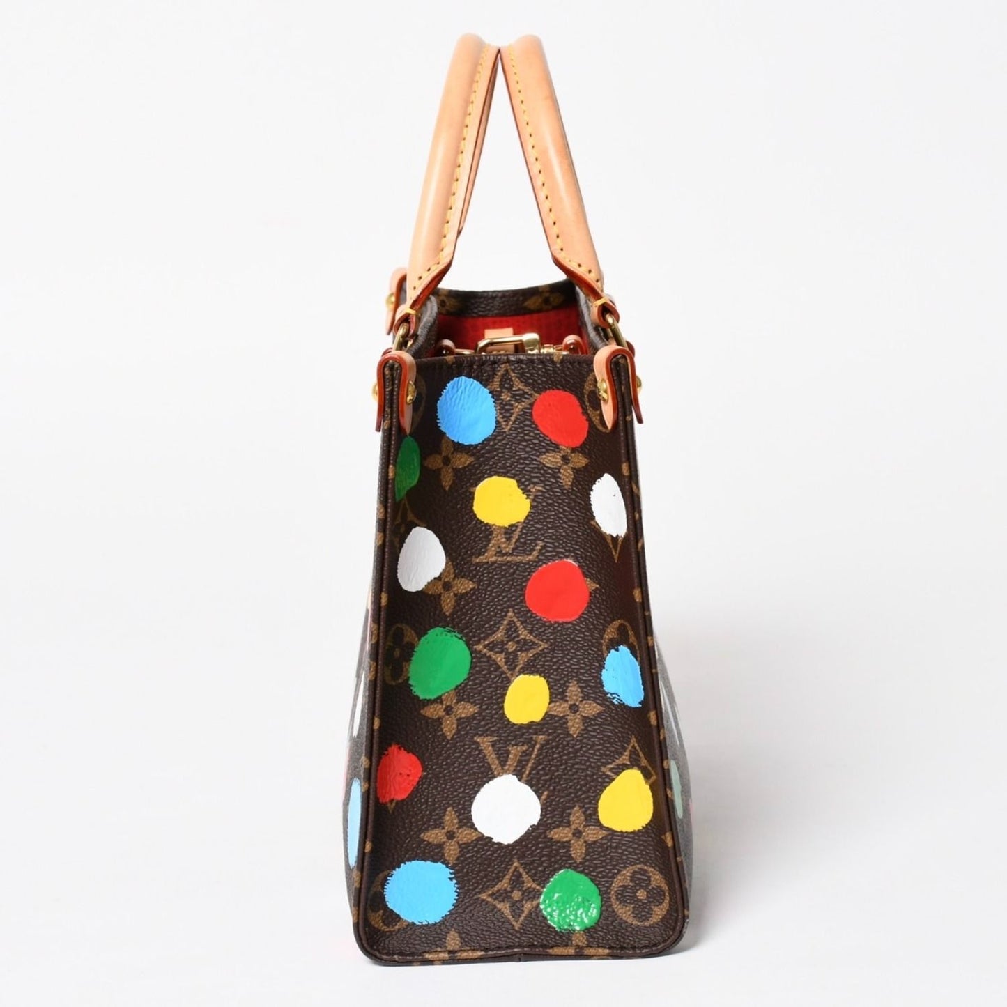 Louis Vuitton 2-Way Shoulder Bag On The Go PM Yayoi Kusama Dot Paint — view 5