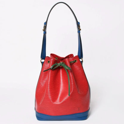 Louis Vuitton Epi Noe Tricolor Drawstring Shoulder Bag Multicolor Leather Gold
