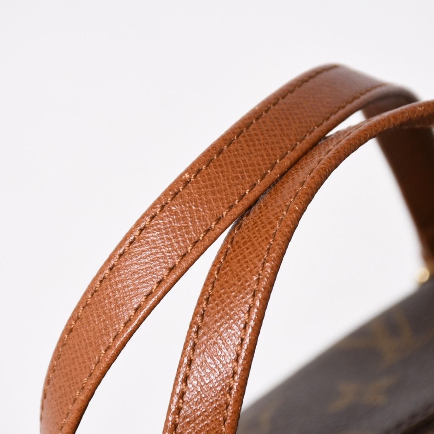Louis Vuitton Papillon 26 Handbag Monogram Brown Leather Gold Vintage 4 — view 4
