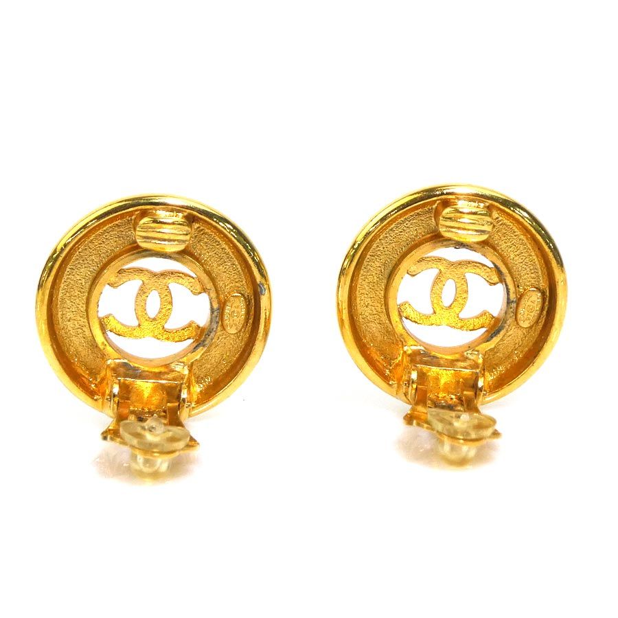 Chanel Earrings Gold — view 5