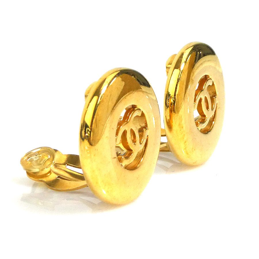 Chanel Earrings Gold — view 2