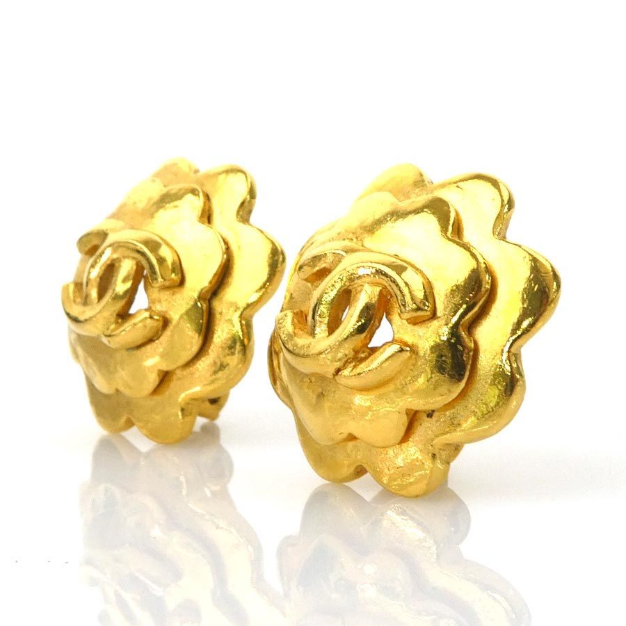Chanel Earrings Gold — view 2