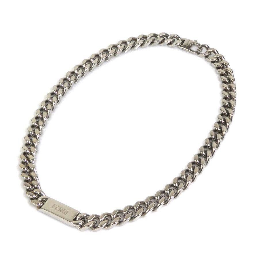 Fendi Necklace Silver — view 3