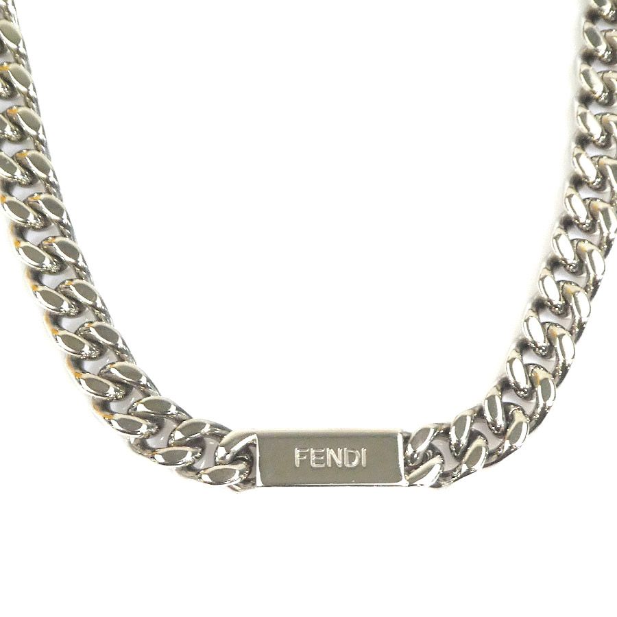 Fendi Necklace Silver — view 2