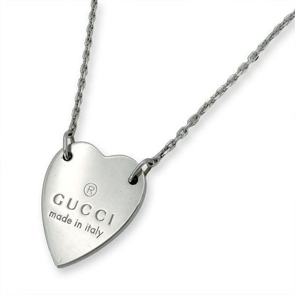Gucci Motif Necklace Silver