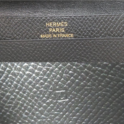Hermes Card Case Card Holders Black — view 8