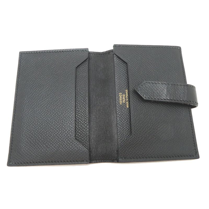 Hermes Card Case Card Holders Black — view 5