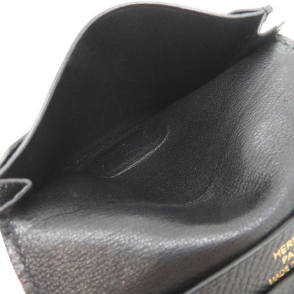 Hermes Card Case Card Holders Black — view 6
