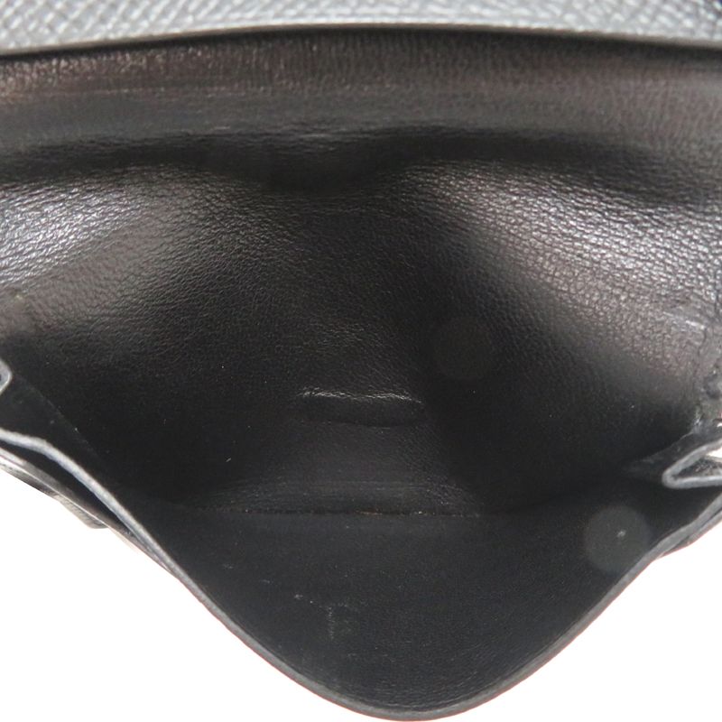 Hermes Card Case Card Holders Black — view 7