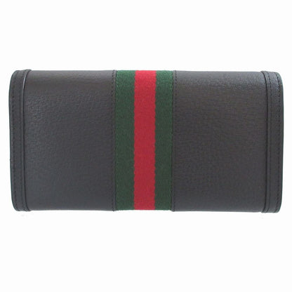 Gucci Sherry Ophidia Leather Black Bifold Wallet — view 3