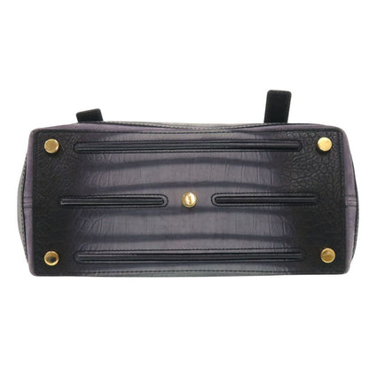 Saint Laurent Muse to Embossed Leather Gray Handbag — view 3