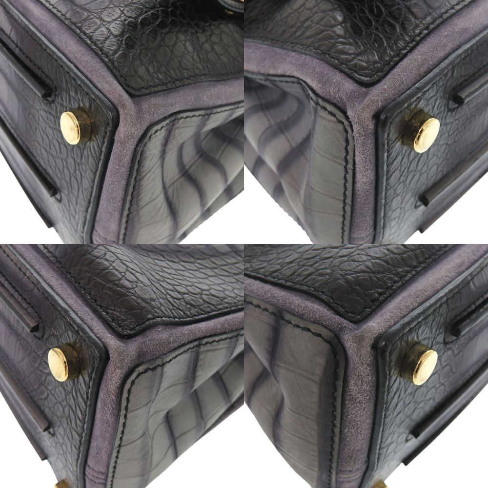 Saint Laurent Muse to Embossed Leather Gray Handbag — view 4