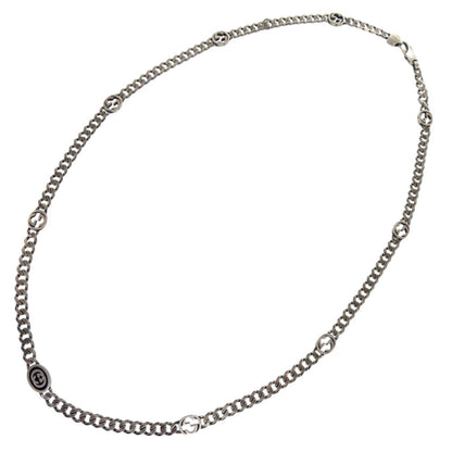 Gucci Interlocking G 925 Necklace 925 Sterling Silver