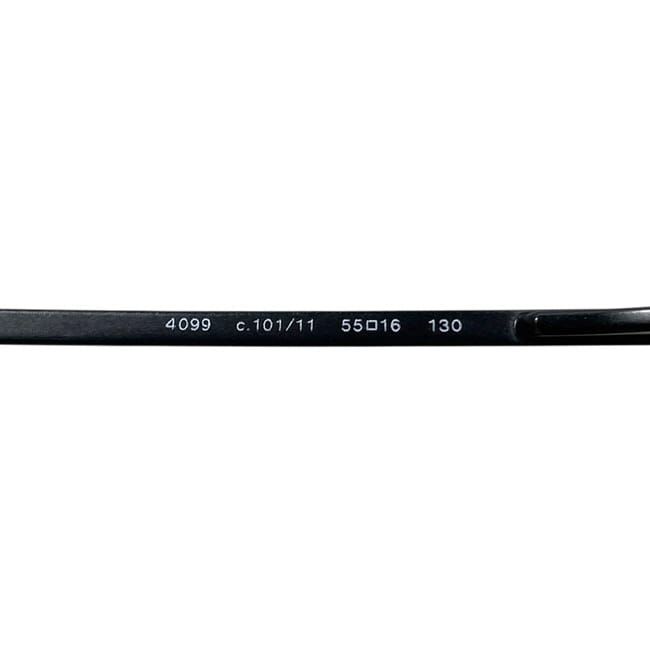 Chanel Sunglasses Black Gradient CC Logo Side Metal Acetate Eyewear Square Lens — view 5