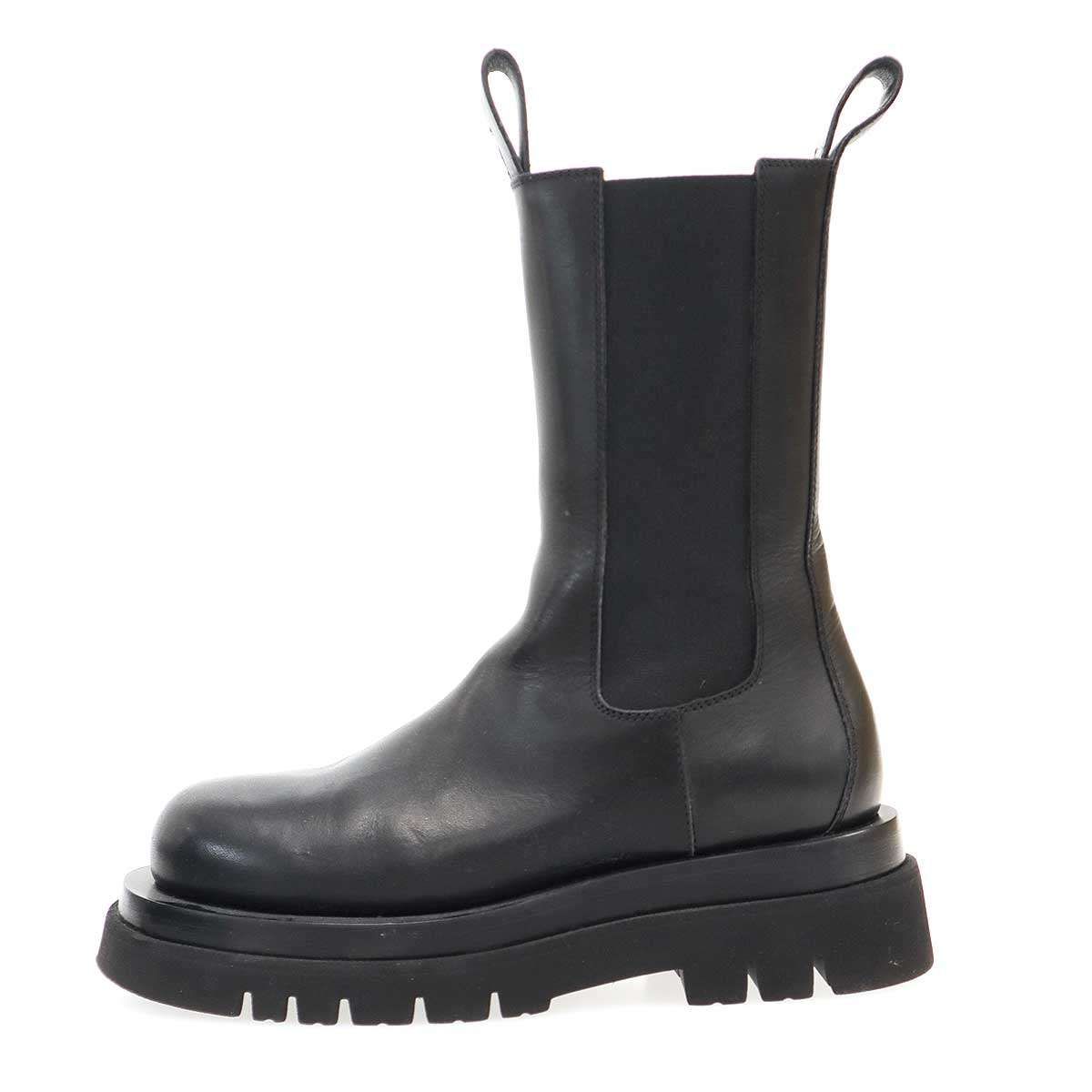 Bottega Veneta Lug Boots Long Black — view 2