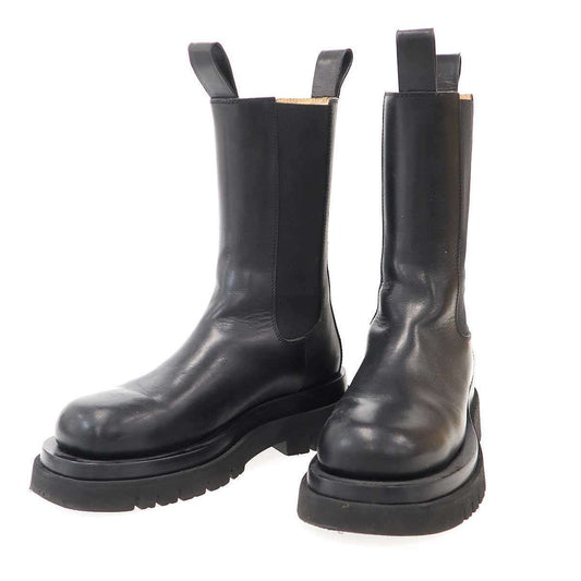 Bottega Veneta Lug Boots Long Black