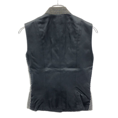 Dior Dot Jacquard Vest Black — view 2