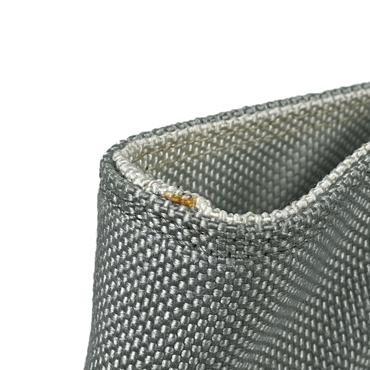 Chanel Sports Line Mesh Tote Bag CC Logo Nylon Canvas Black Gray — view 4