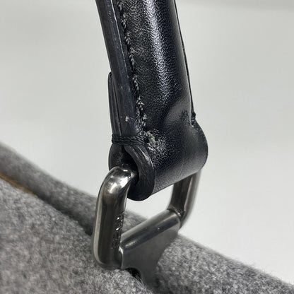 Fendi Peekaboo Handbag Fabric Gray — view 4