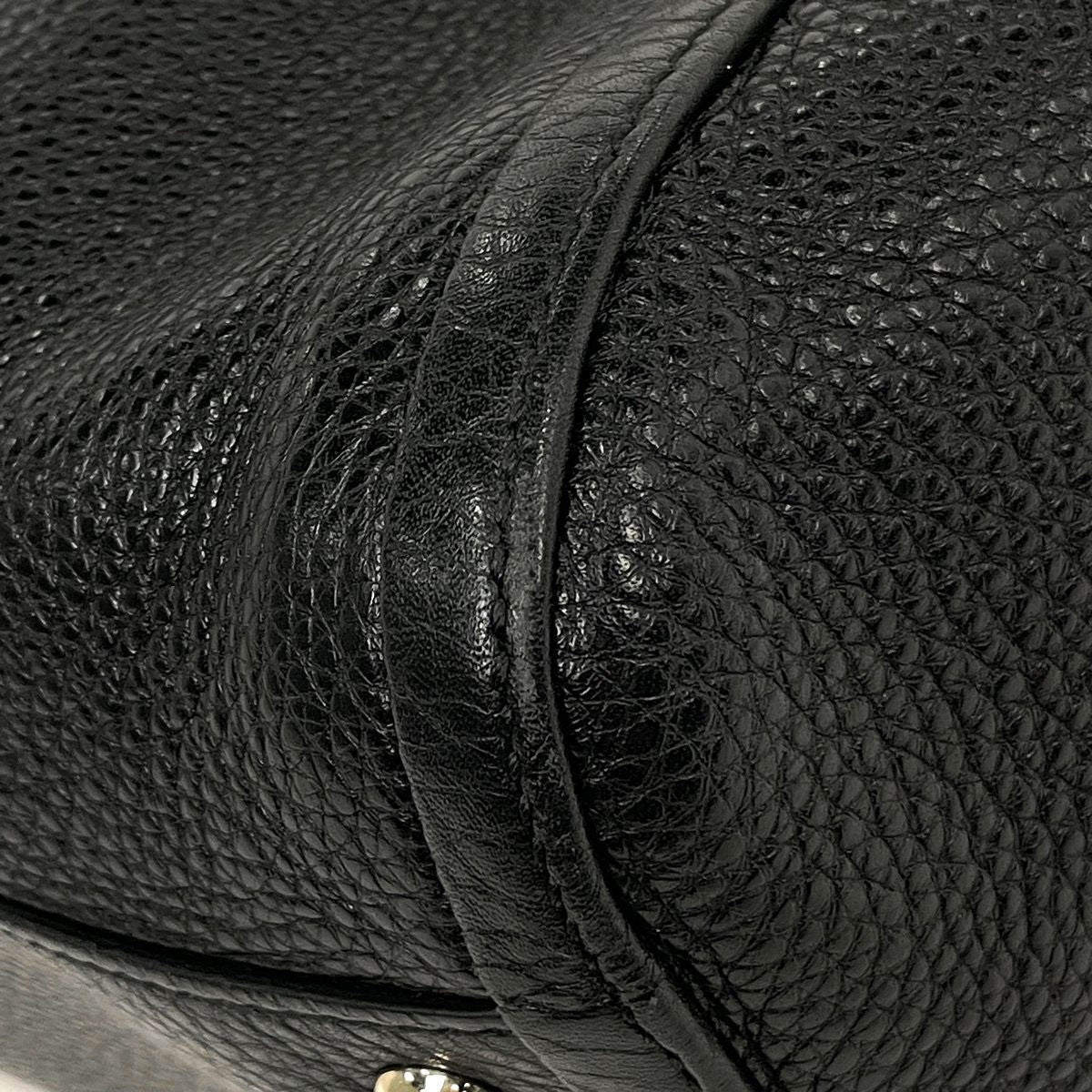 Gucci Tote Bag Soho Fringe Interlocking G Leather Black — view 3