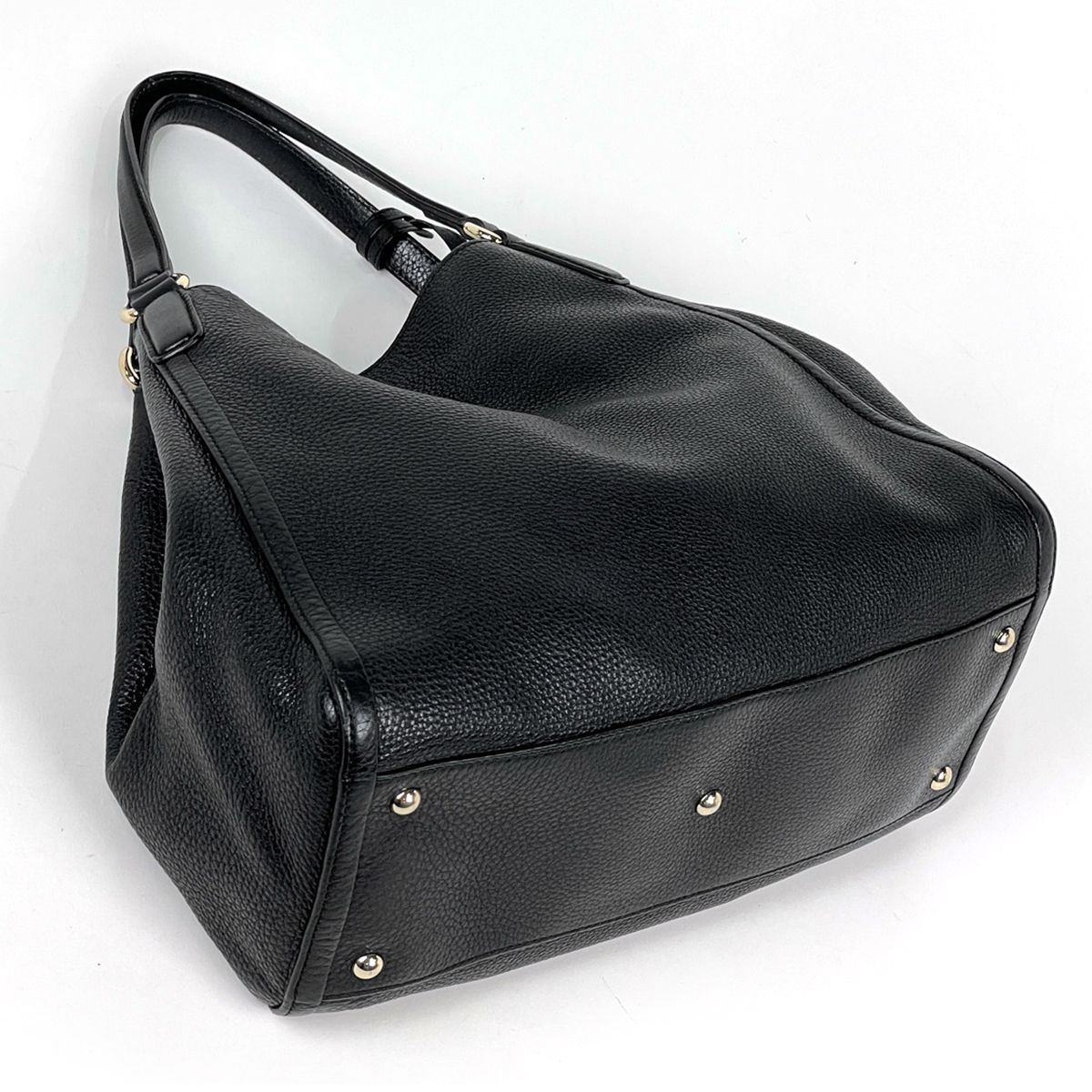 Gucci Tote Bag Soho Fringe Interlocking G Leather Black — view 2