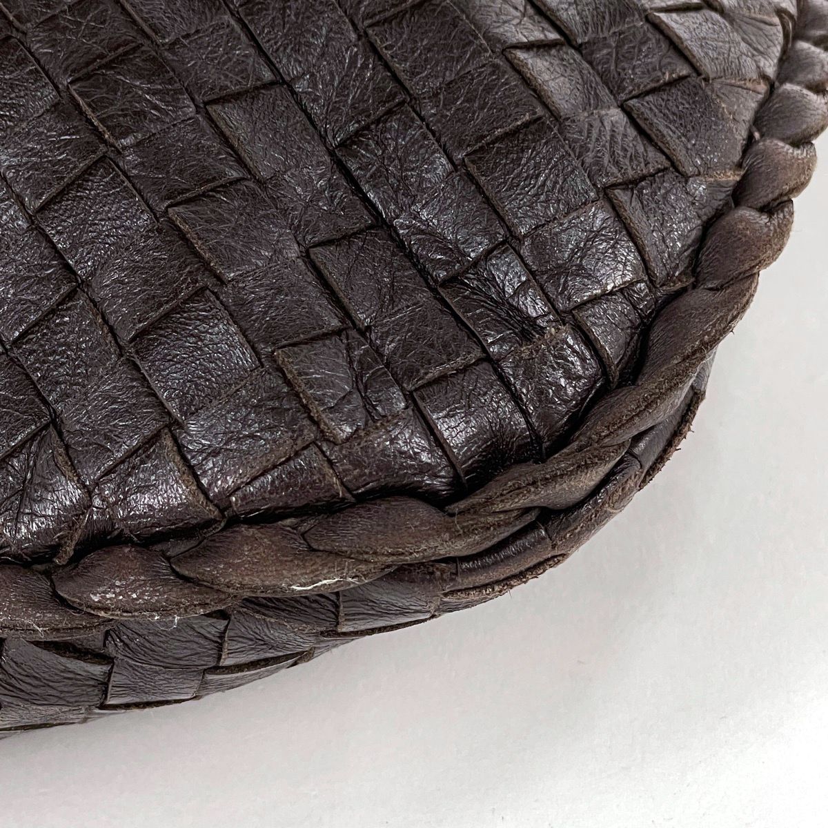 Bottega Veneta Shoulder Bag Intrecciato Leather Brown — view 3
