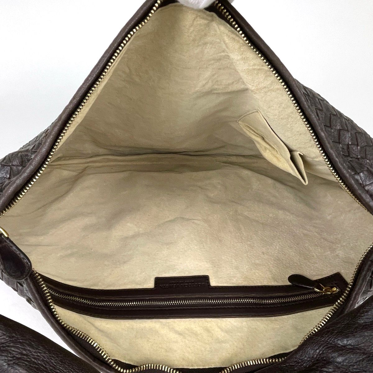 Bottega Veneta Shoulder Bag Intrecciato Leather Brown — view 7