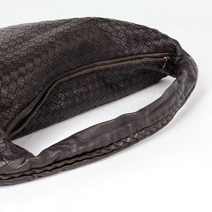 Bottega Veneta Shoulder Bag Intrecciato Leather Brown — view 5