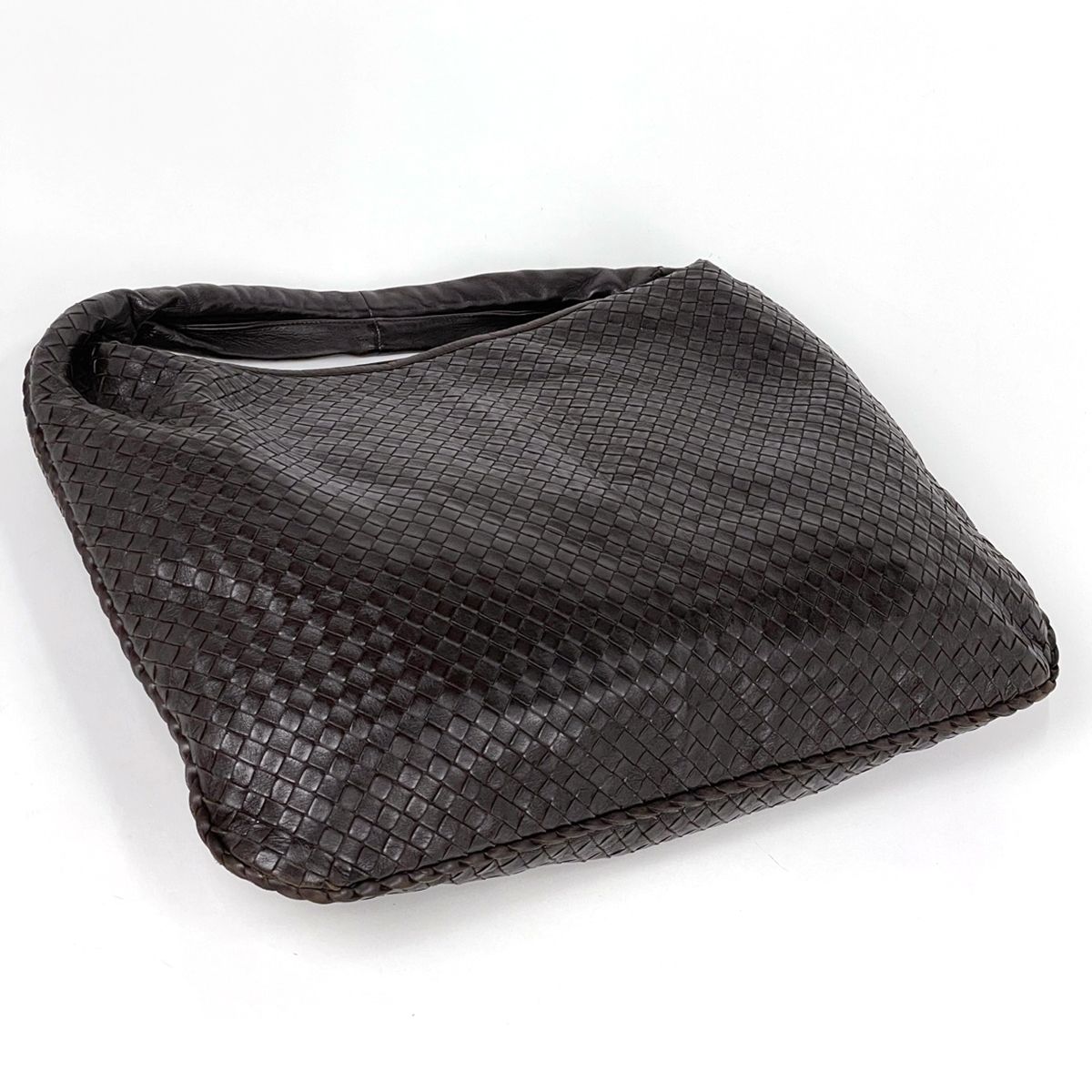 Bottega Veneta Shoulder Bag Intrecciato Leather Brown — view 2