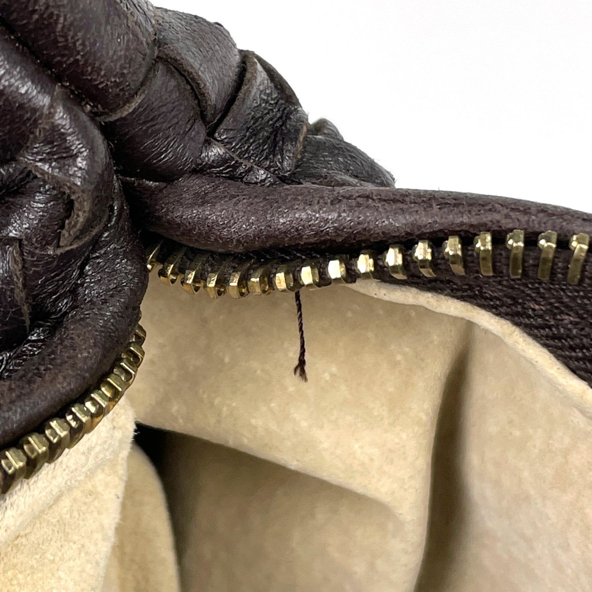 Bottega Veneta Shoulder Bag Intrecciato Leather Brown — view 6