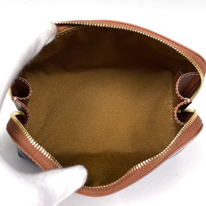 Celine Makeup Pouch Triomphe Brown — view 5