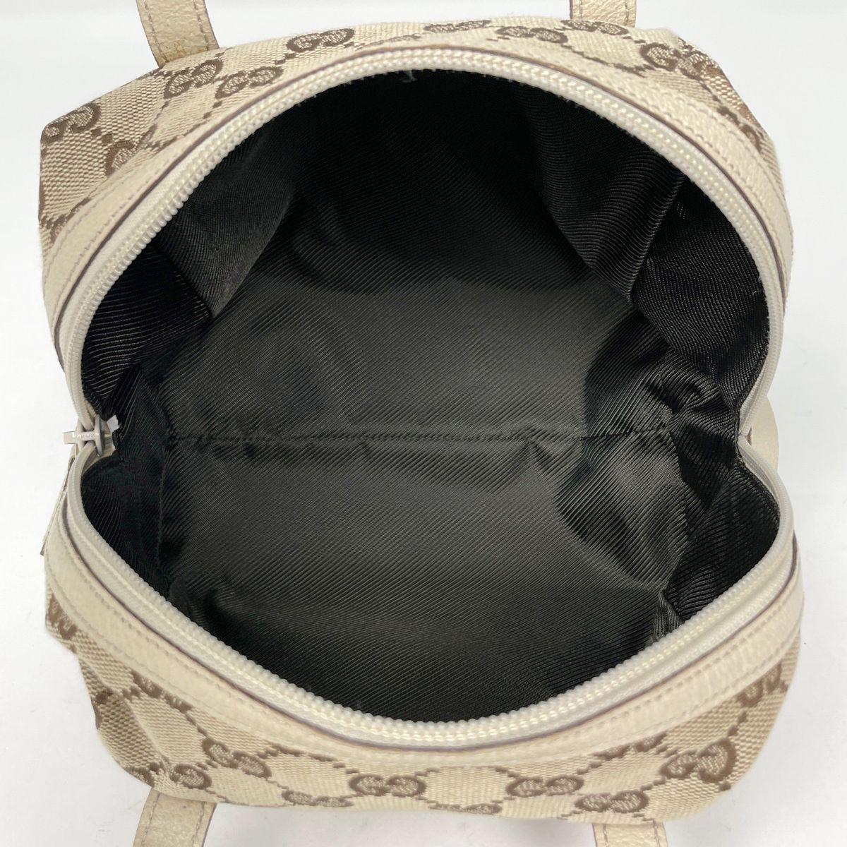 Gucci Handbag GG Pattern Canvas Beige White — view 7