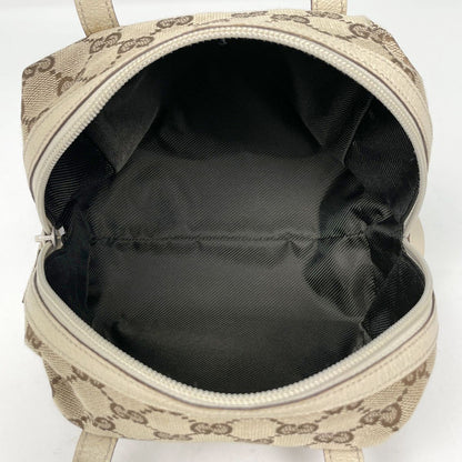 Gucci Handbag GG Pattern Canvas Beige White — view 7