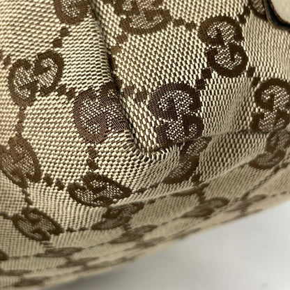 Gucci Handbag GG Pattern Canvas Beige White — view 3