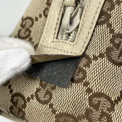 Gucci Handbag GG Pattern Canvas Beige White — view 4