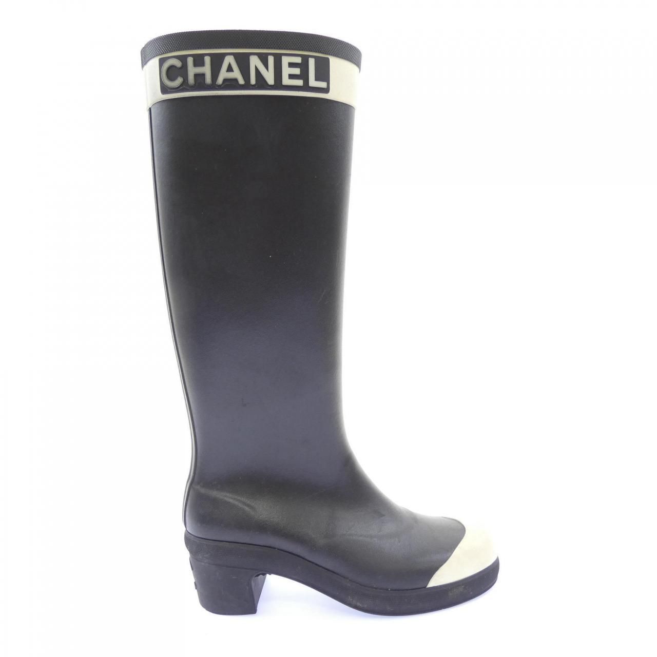 Chanel Long Boots Black
