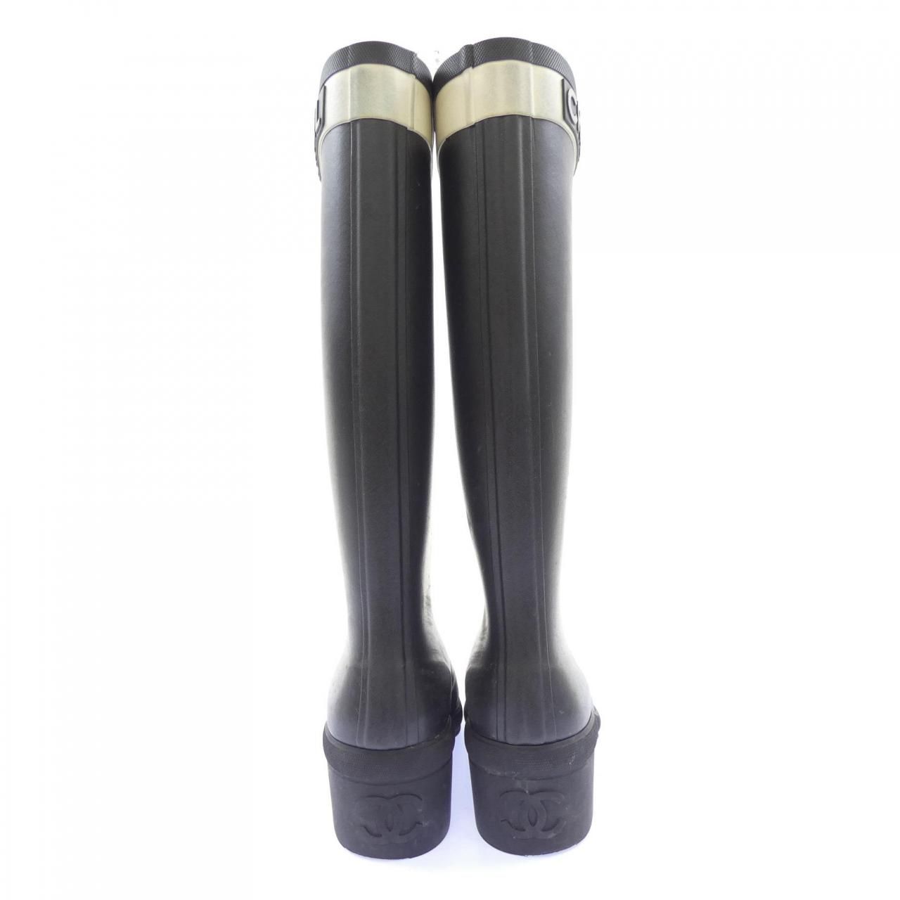 Chanel Long Boots Black — view 5