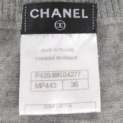 Chanel Knit Sweater Gray — view 4