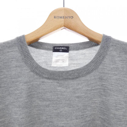 Chanel Knit Sweater Gray — view 5