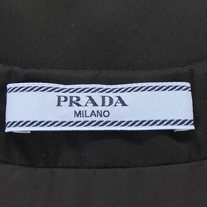 Prada Triangle Logo Gabardine Sleeveless Dress — view 4