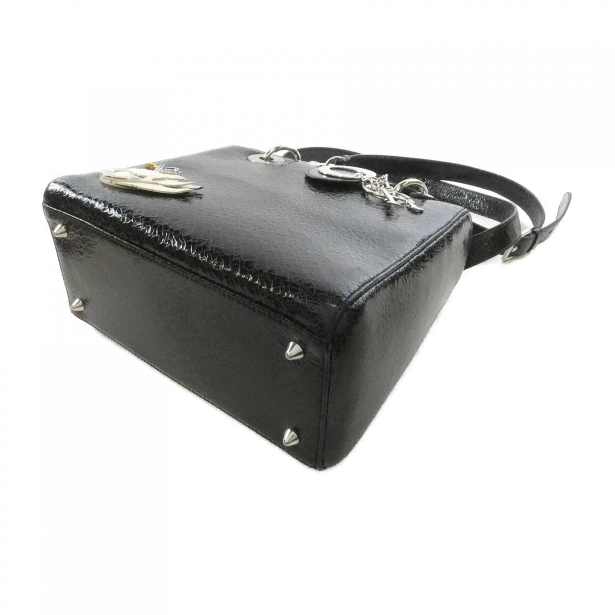 Dior Lady Dior Bag Handbag Black — view 3