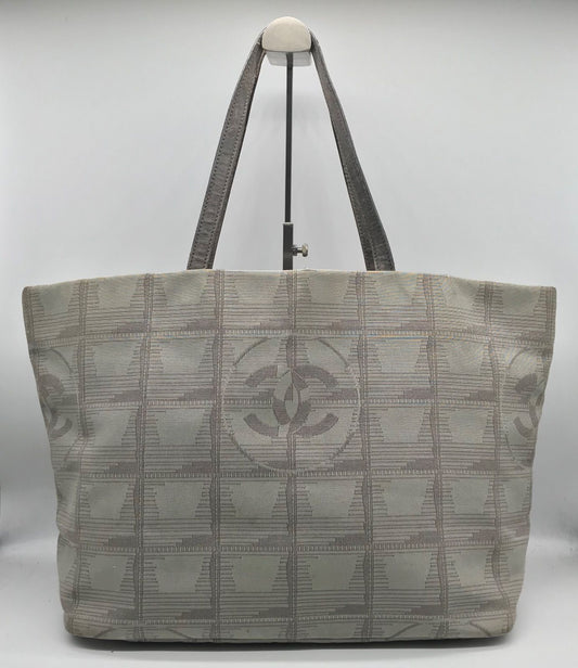 Chanel New Travel Line Tote Bag Gray