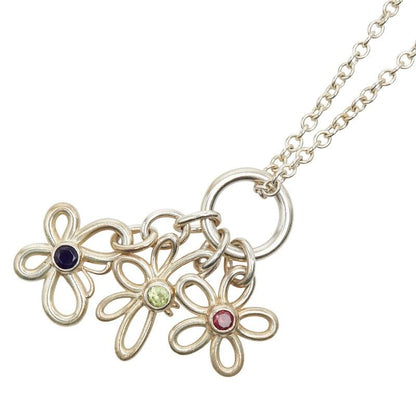 Tiffany & Co Flower Butterfly Bijou Necklace Silver