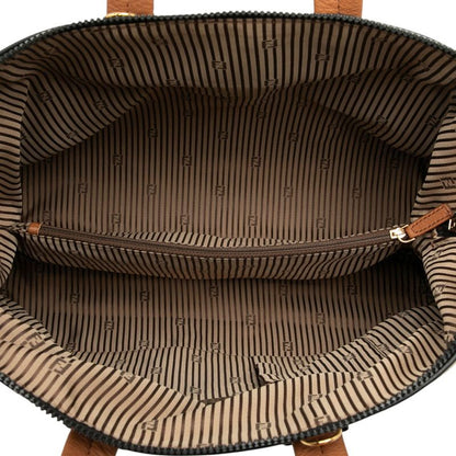Fendi Chameleon Handbag Beige Pile Leather — view 6