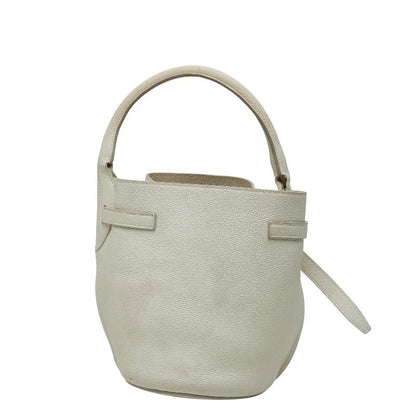 Celine Big Bag Bucket Nano Handbag White Leather — view 2