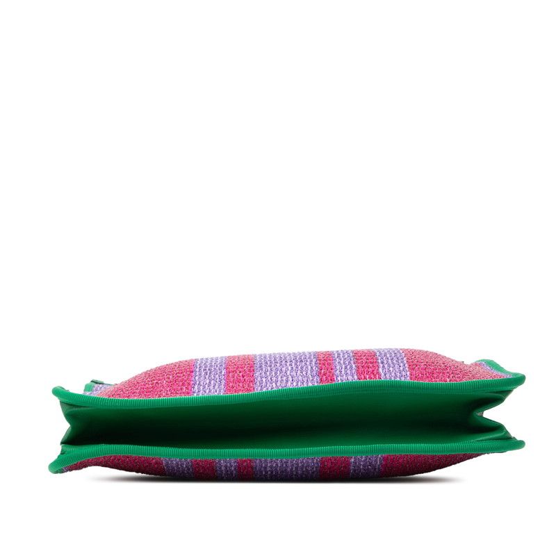 Gucci Children's Tote Bag Purple Green Fabric — view 3