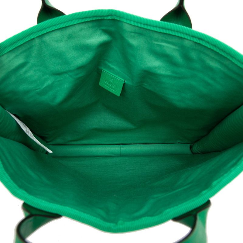 Gucci Children's Tote Bag Purple Green Fabric — view 4