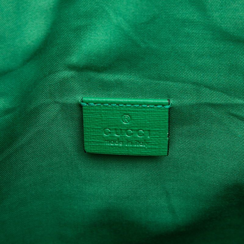 Gucci Children's Tote Bag Purple Green Fabric — view 5